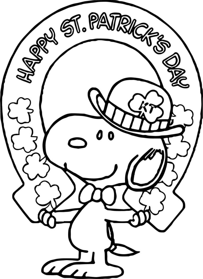 35 Free Printable Stpatrick Day Coloring Pages 15