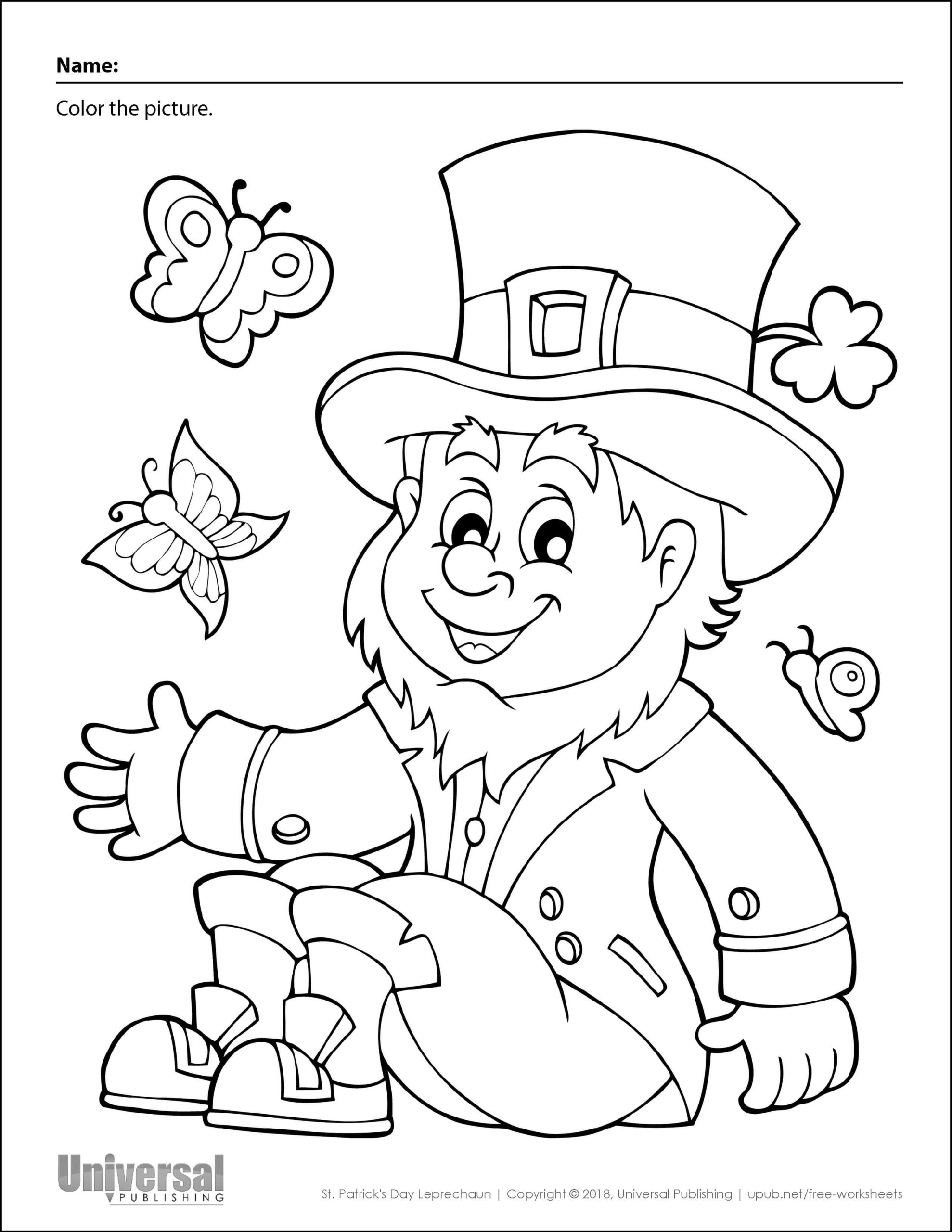 35 Free Printable Stpatrick Day Coloring Pages 20