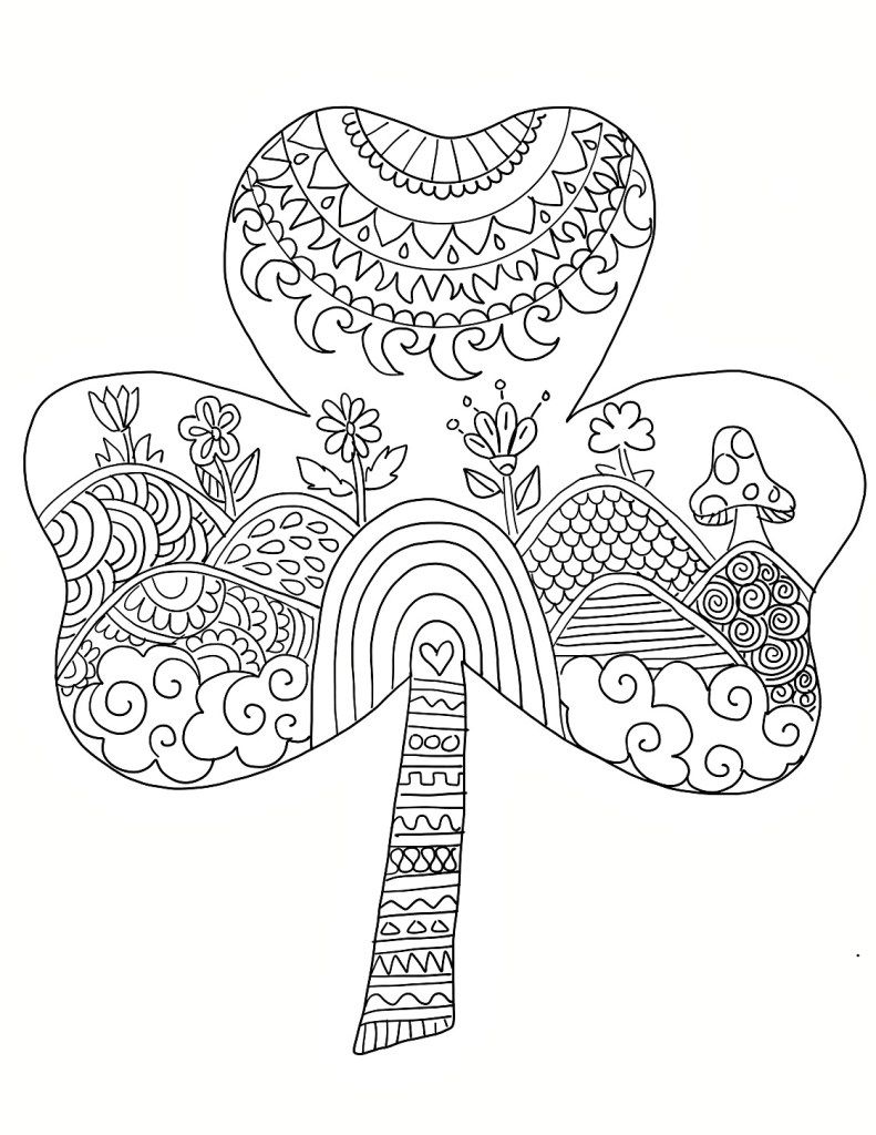 35 Free Printable Stpatrick Day Coloring Pages 4