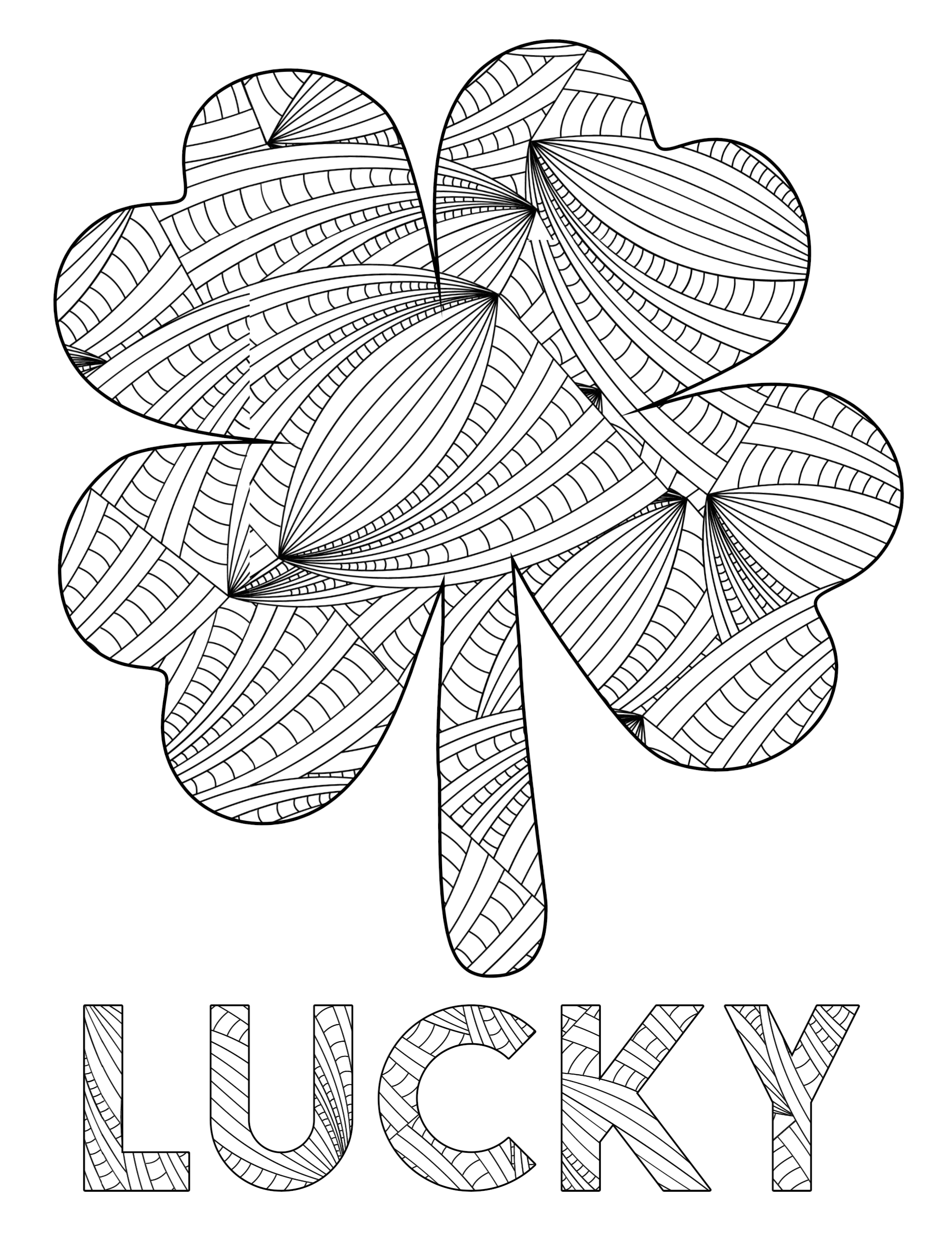 35 Free Printable Stpatrick Day Coloring Pages 7