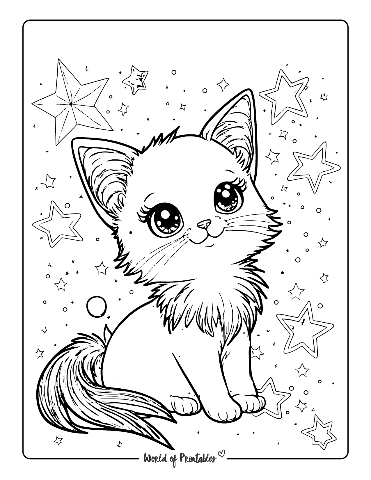 Save 60 Free Printable Coloring Pages Of Cats Ideas 22