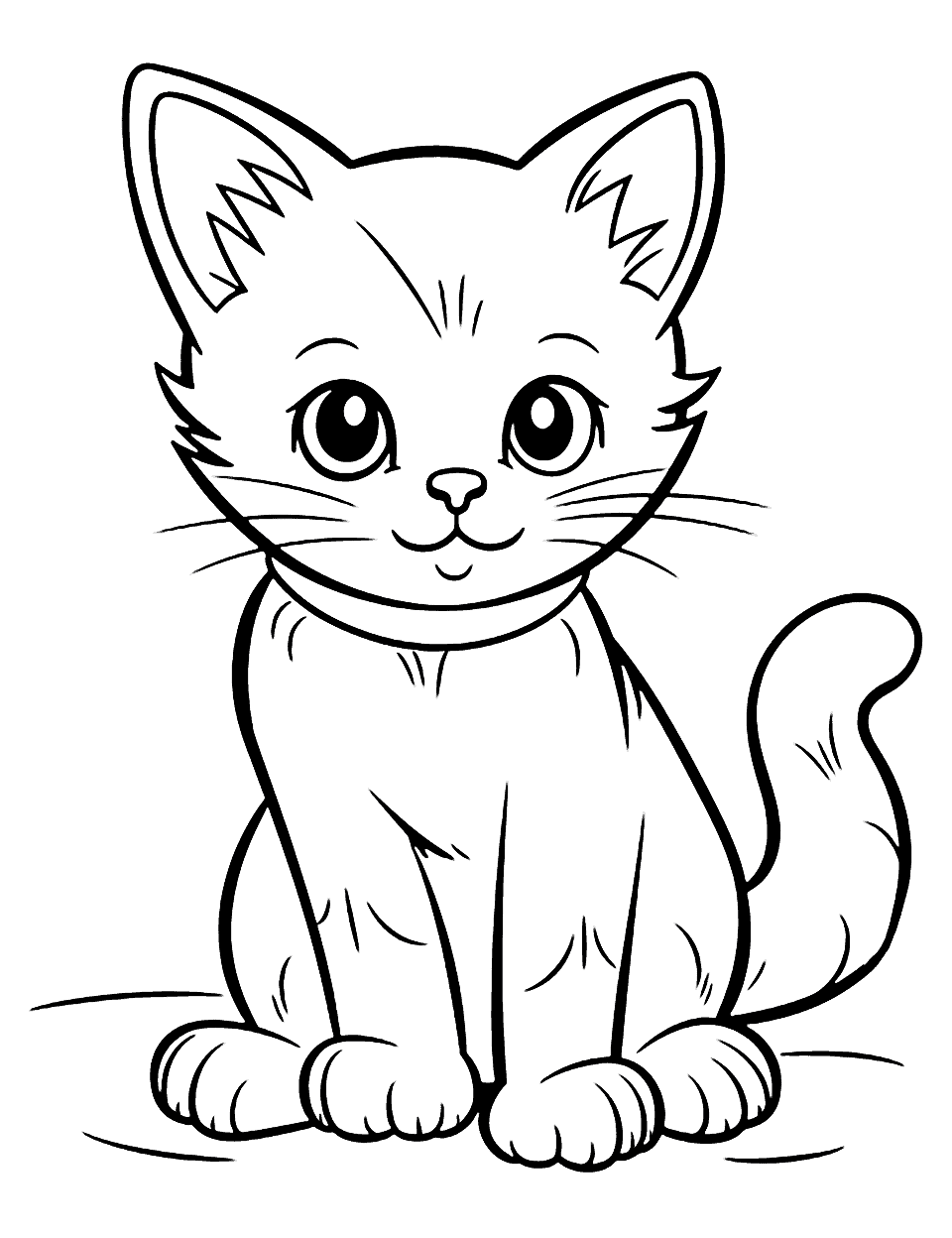 Save 60 Free Printable Coloring Pages Of Cats Ideas 25