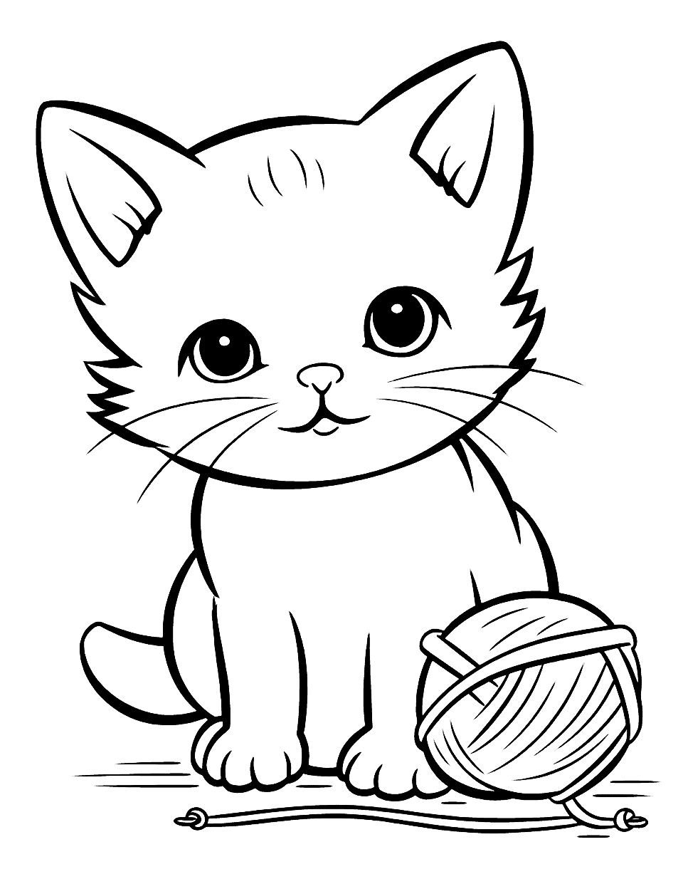 Save 60 Free Printable Coloring Pages Of Cats Ideas 44