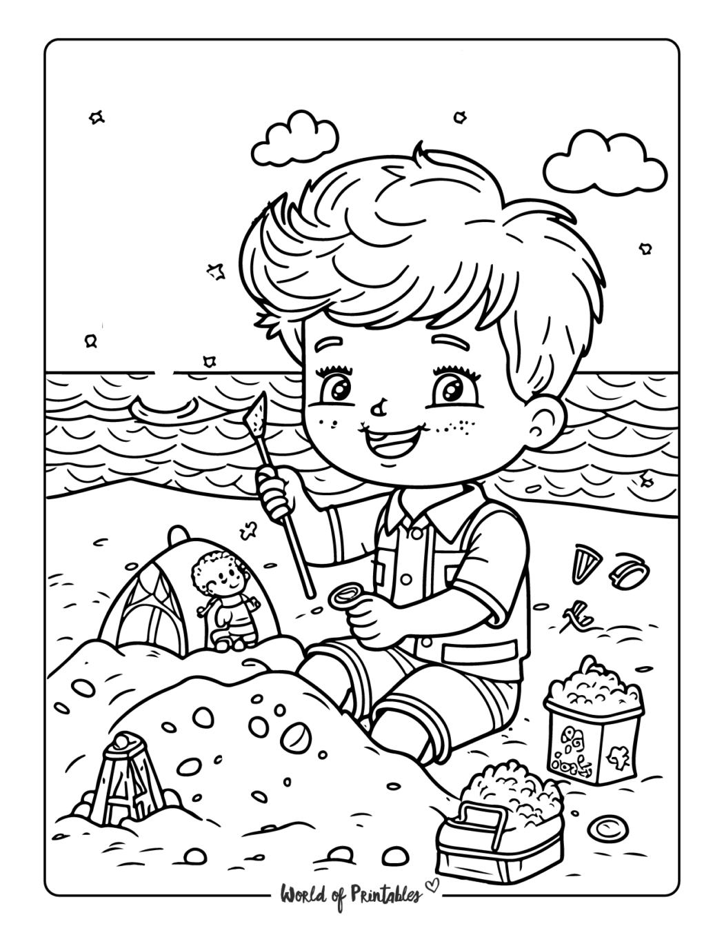 Save 60 Summer Fun Coloring Pages For Kids Ideas 16