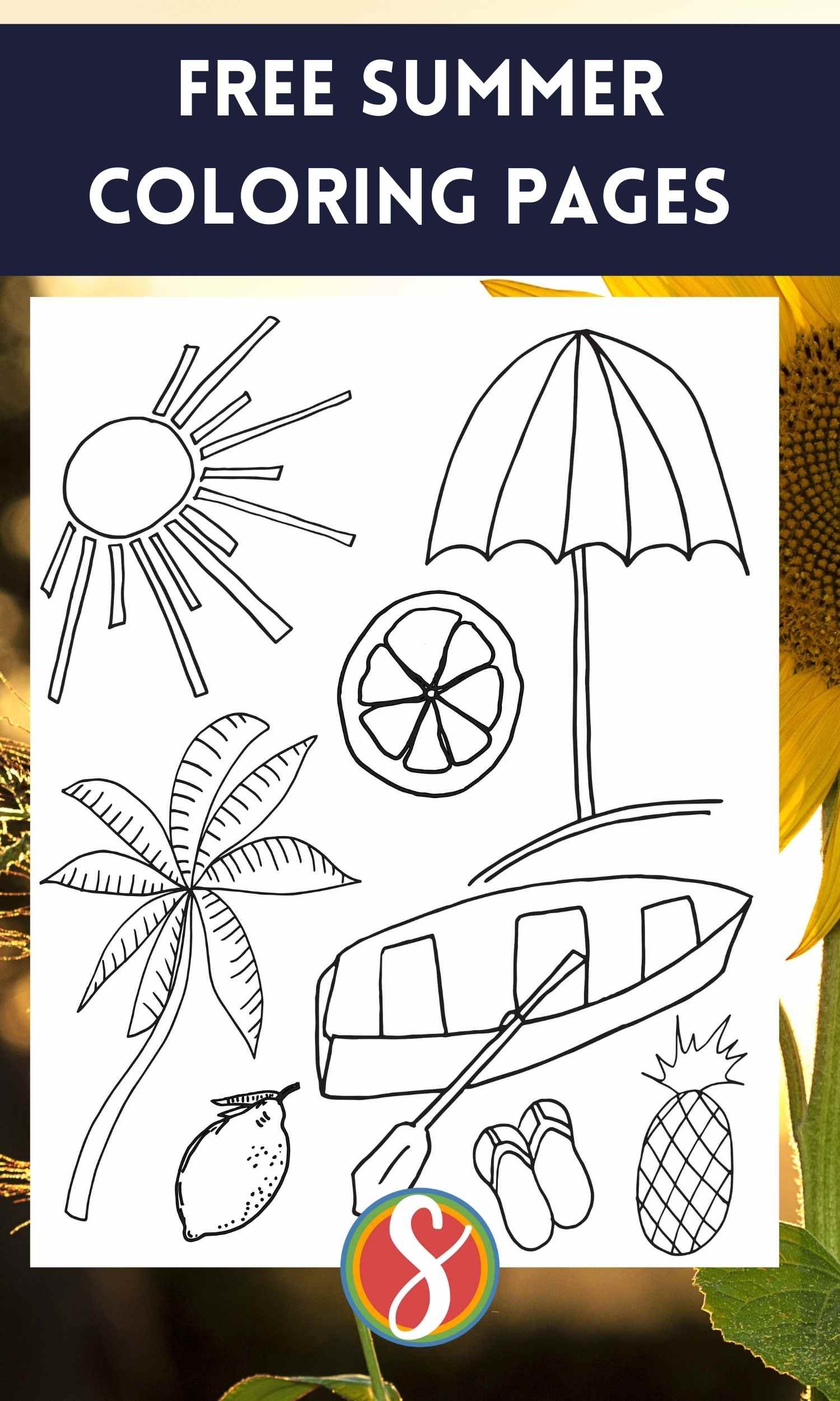 Save 60 Summer Fun Coloring Pages For Kids Ideas 40