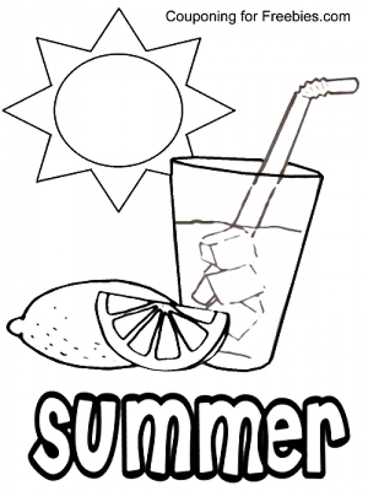 Save 60 Summer Fun Coloring Pages For Kids Ideas 41