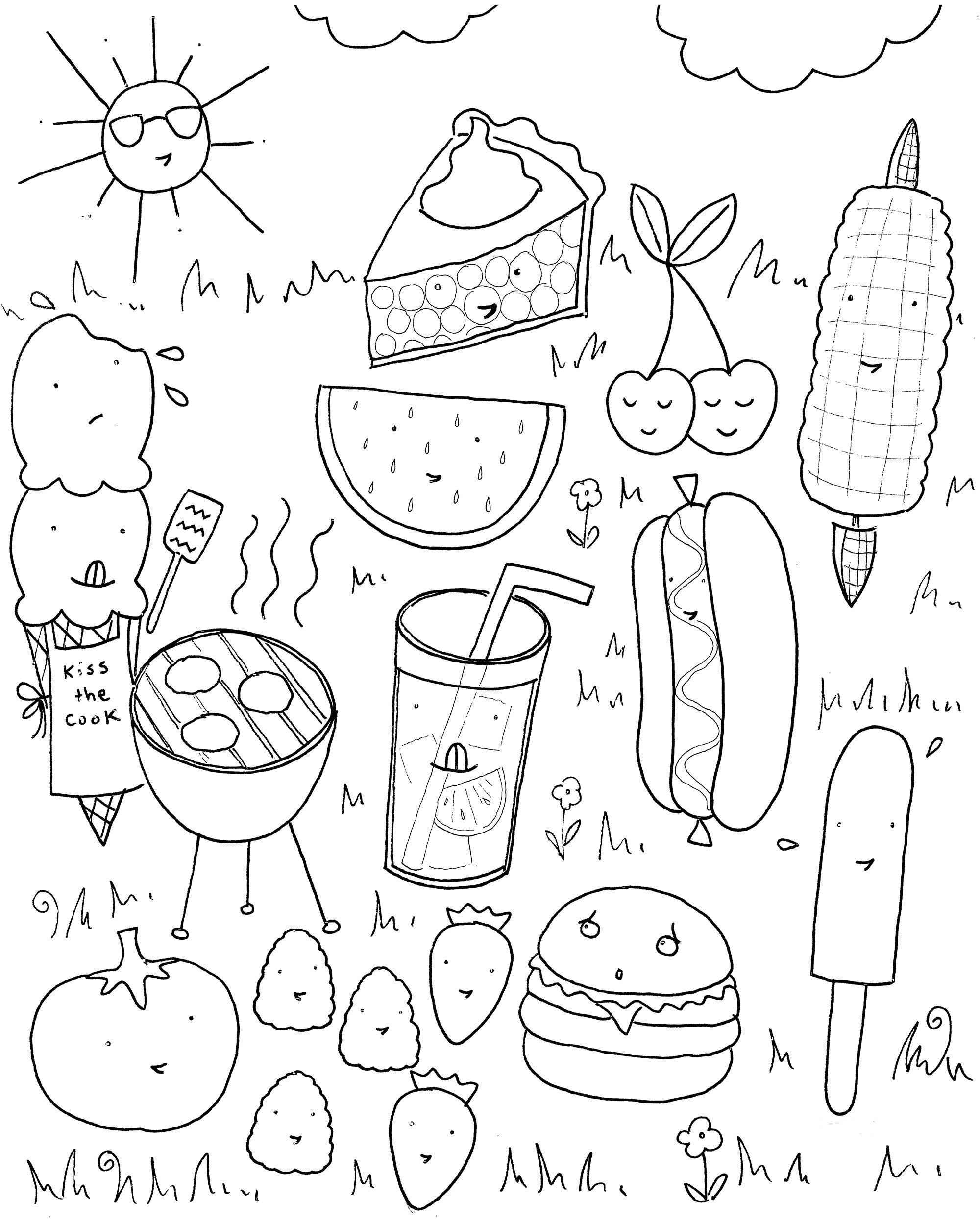 Save 60 Summer Fun Coloring Pages For Kids Ideas 46