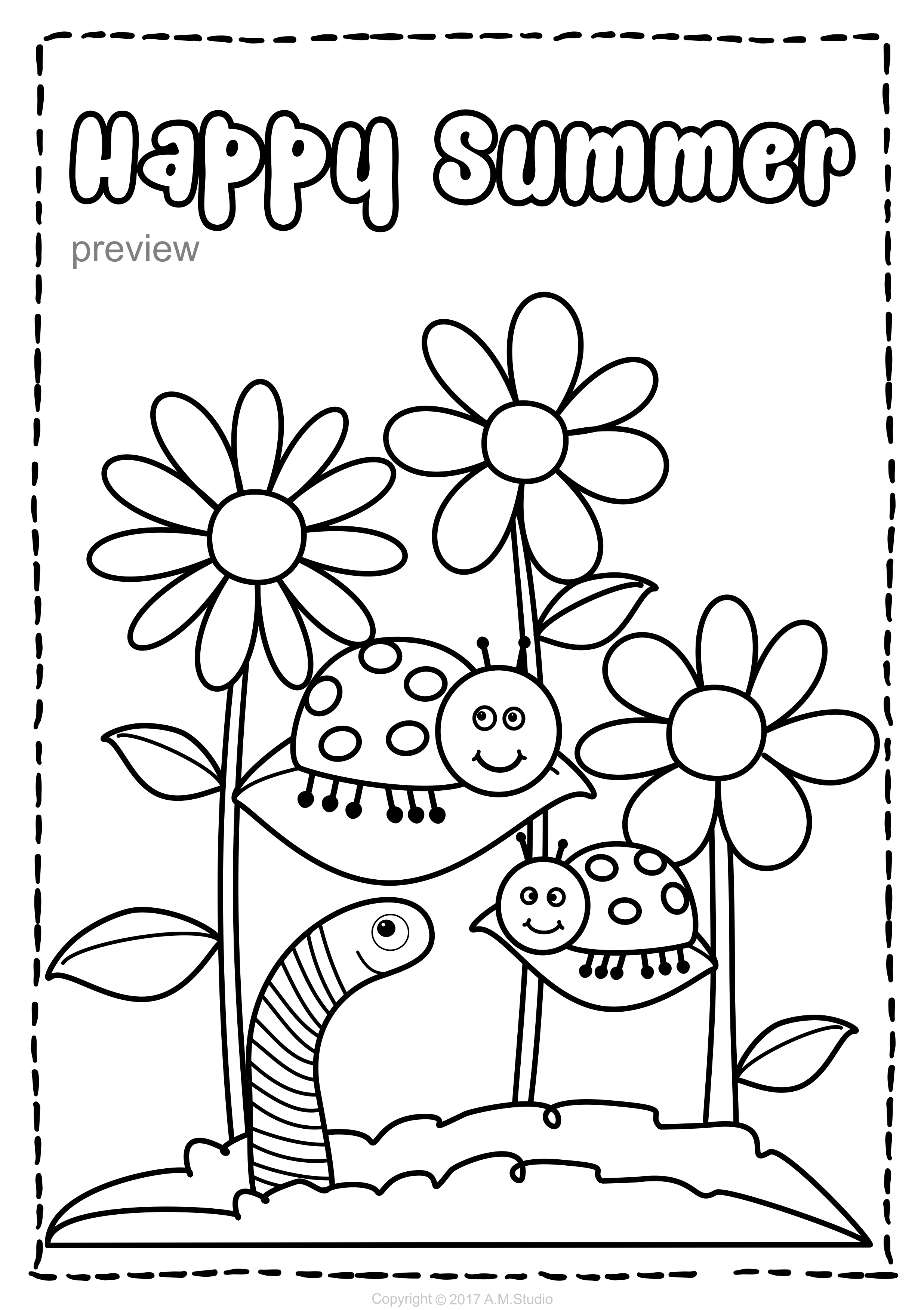 Save 60 Summer Fun Coloring Pages For Kids Ideas 51