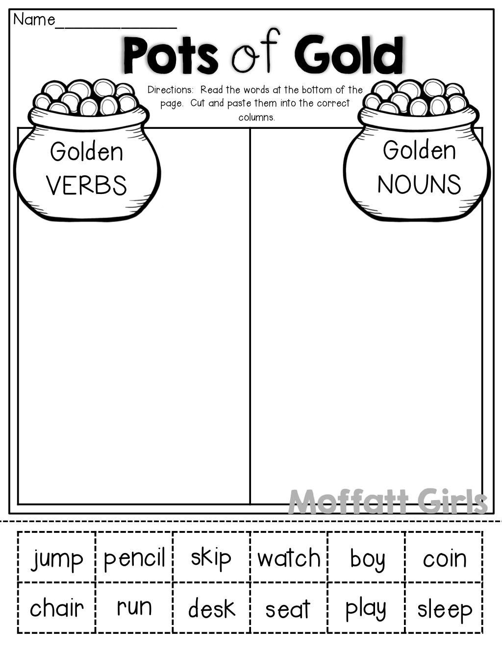 20 1St Grade Worksheets Cut And Paste