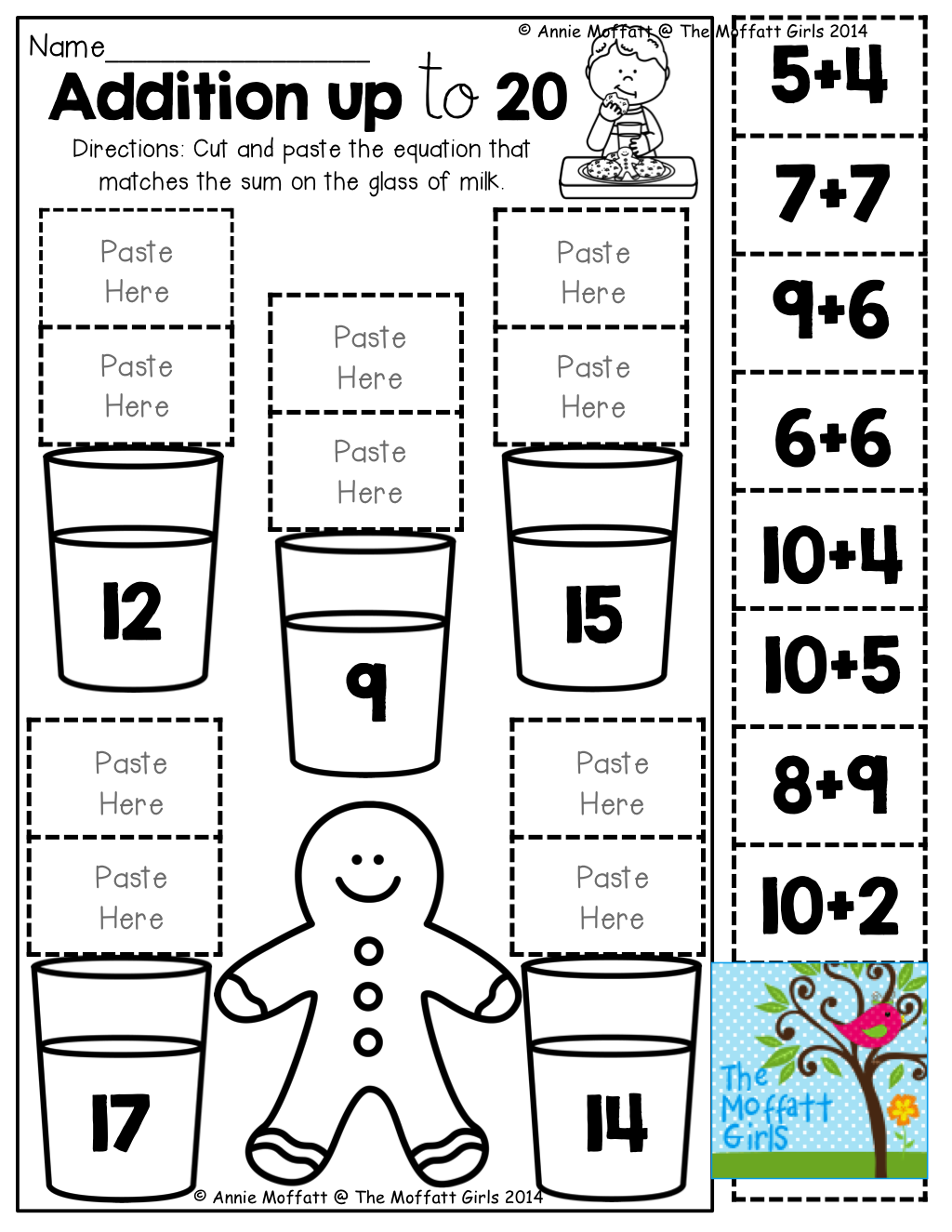 20 1St Grade Worksheets Cut And Paste