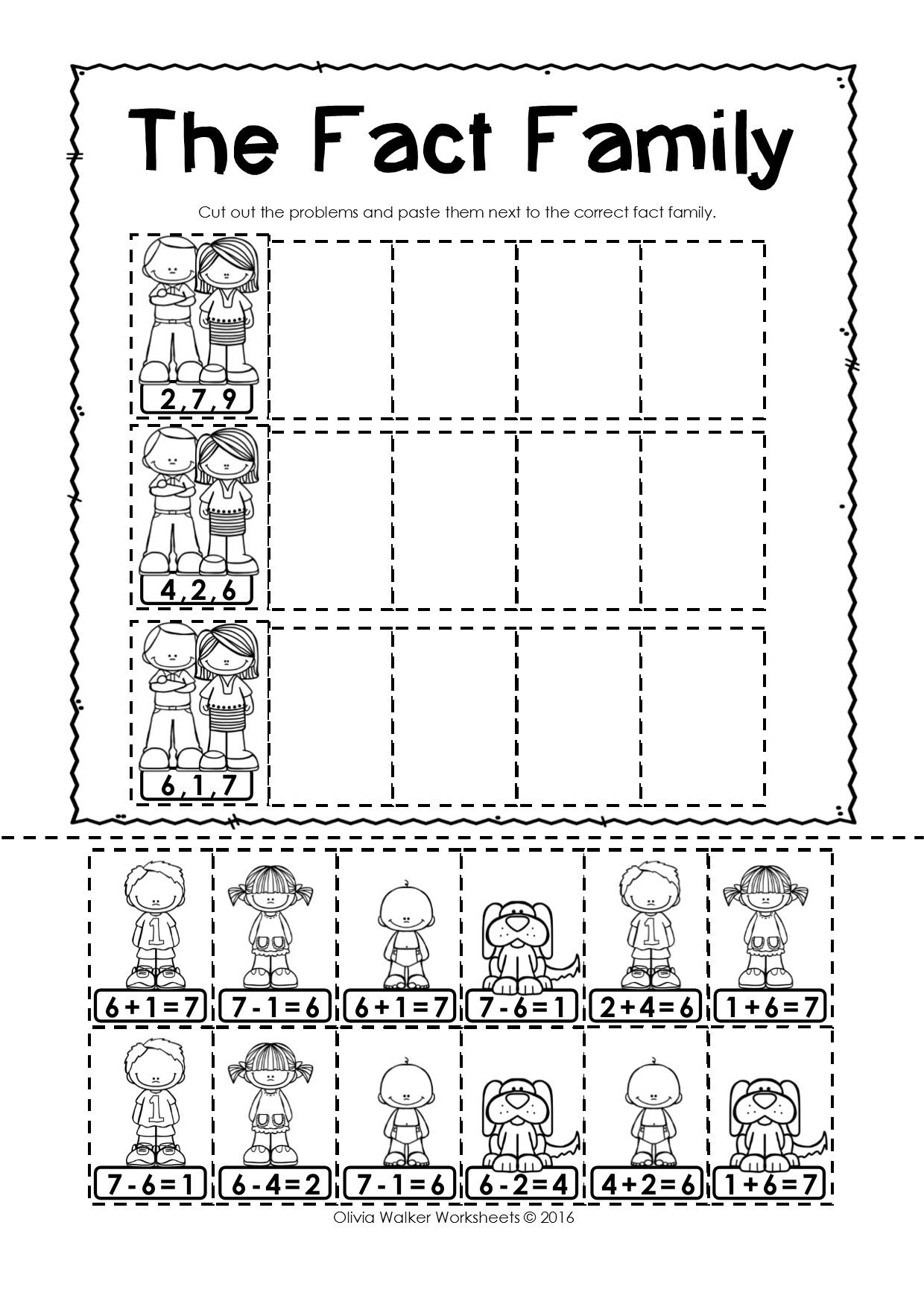 20 1St Grade Worksheets Cut And Paste