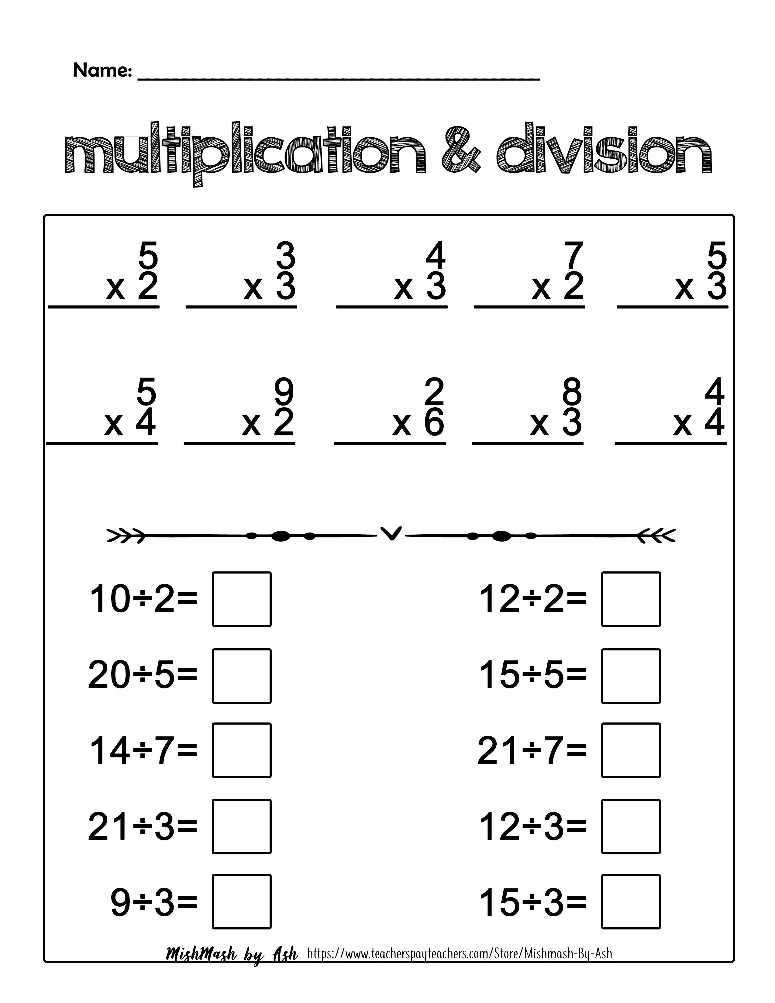 20 3Rd Grade Math Division Worksheets Free