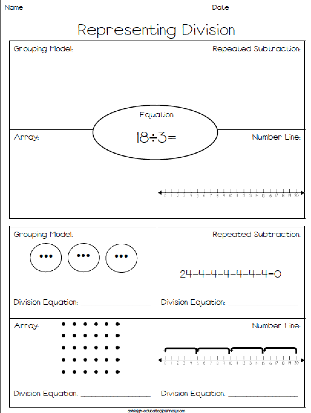 20 3Rd Grade Math Division Worksheets Free