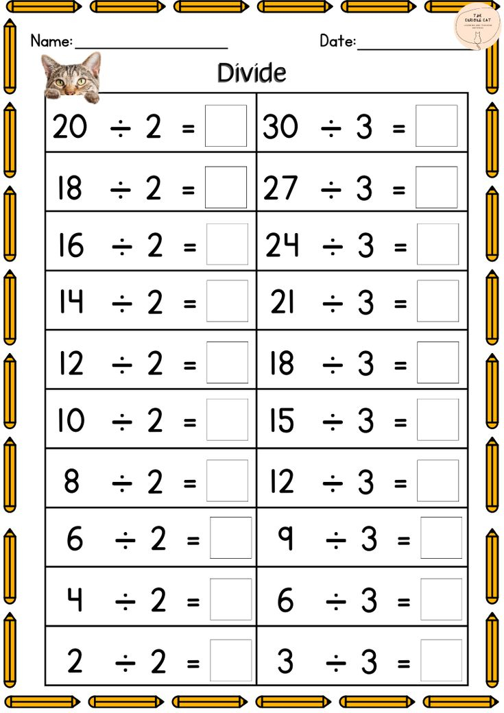 20 3Rd Grade Math Division Worksheets Free