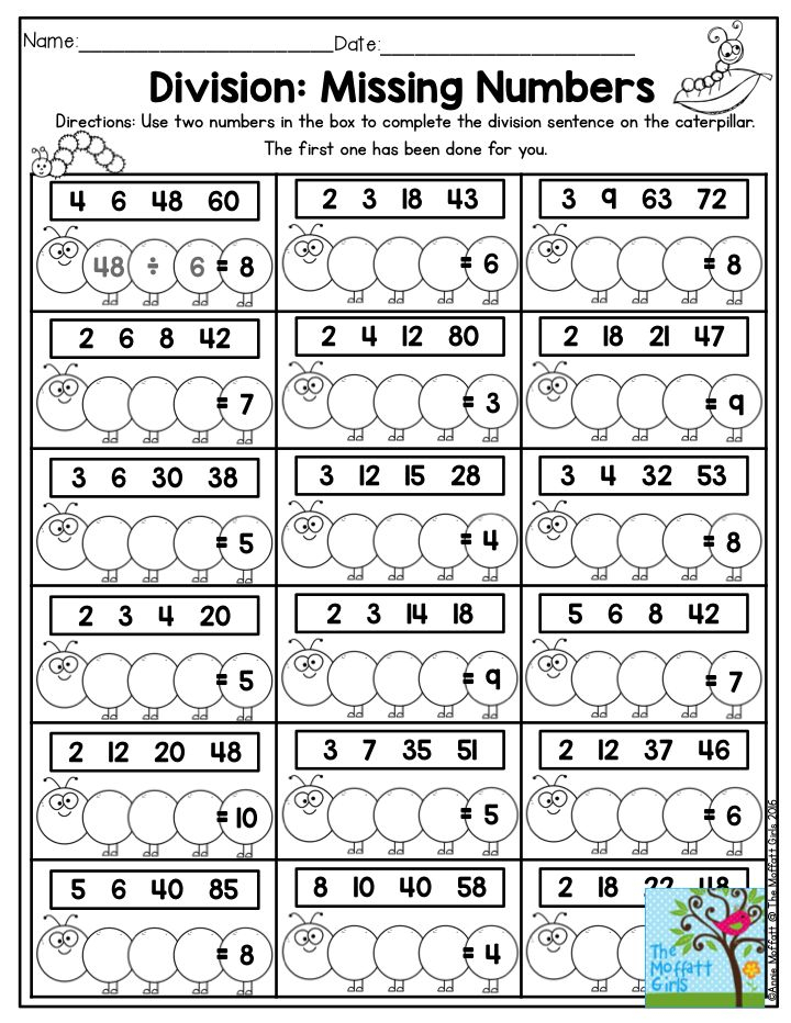 20 3Rd Grade Math Division Worksheets Free