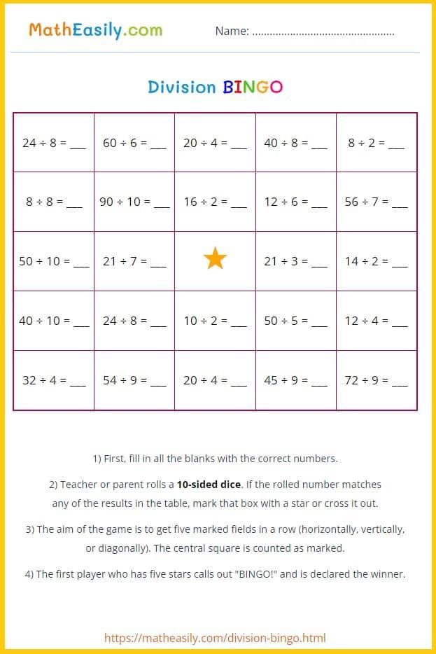 20 3Rd Grade Math Division Worksheets Free