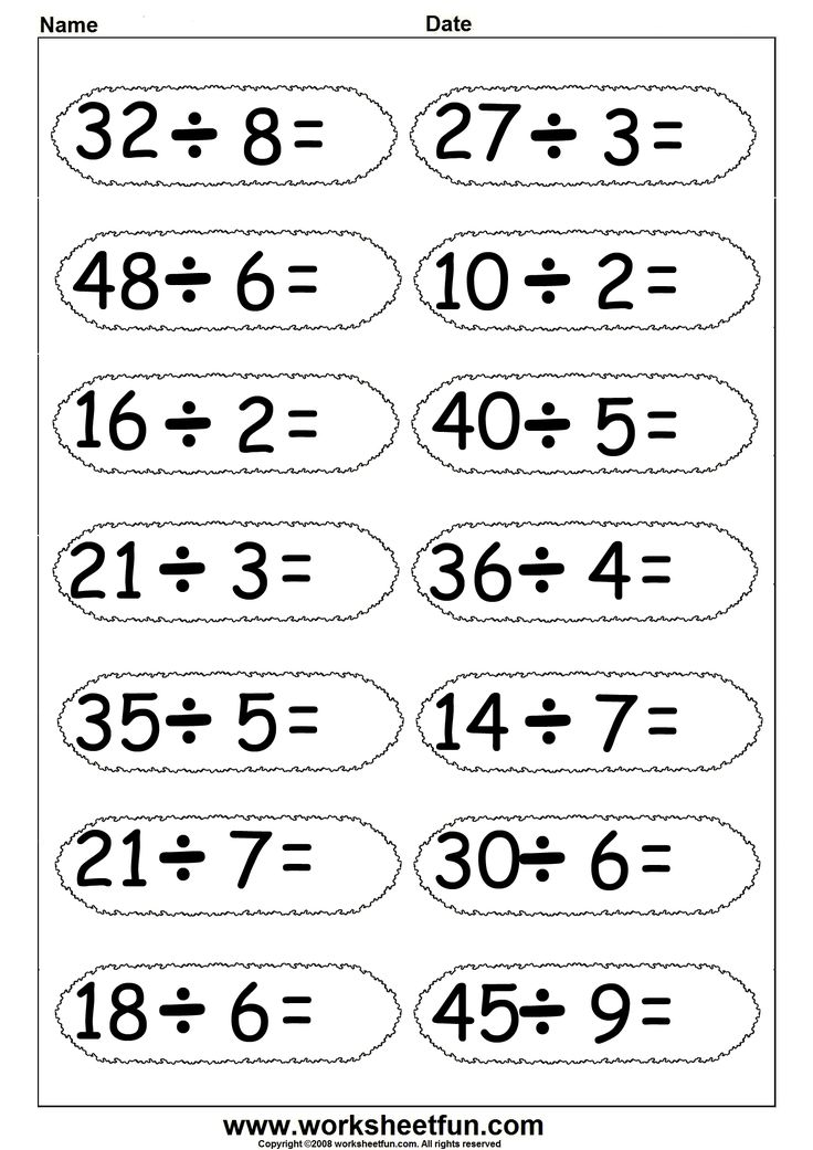 20 3Rd Grade Math Division Worksheets Free