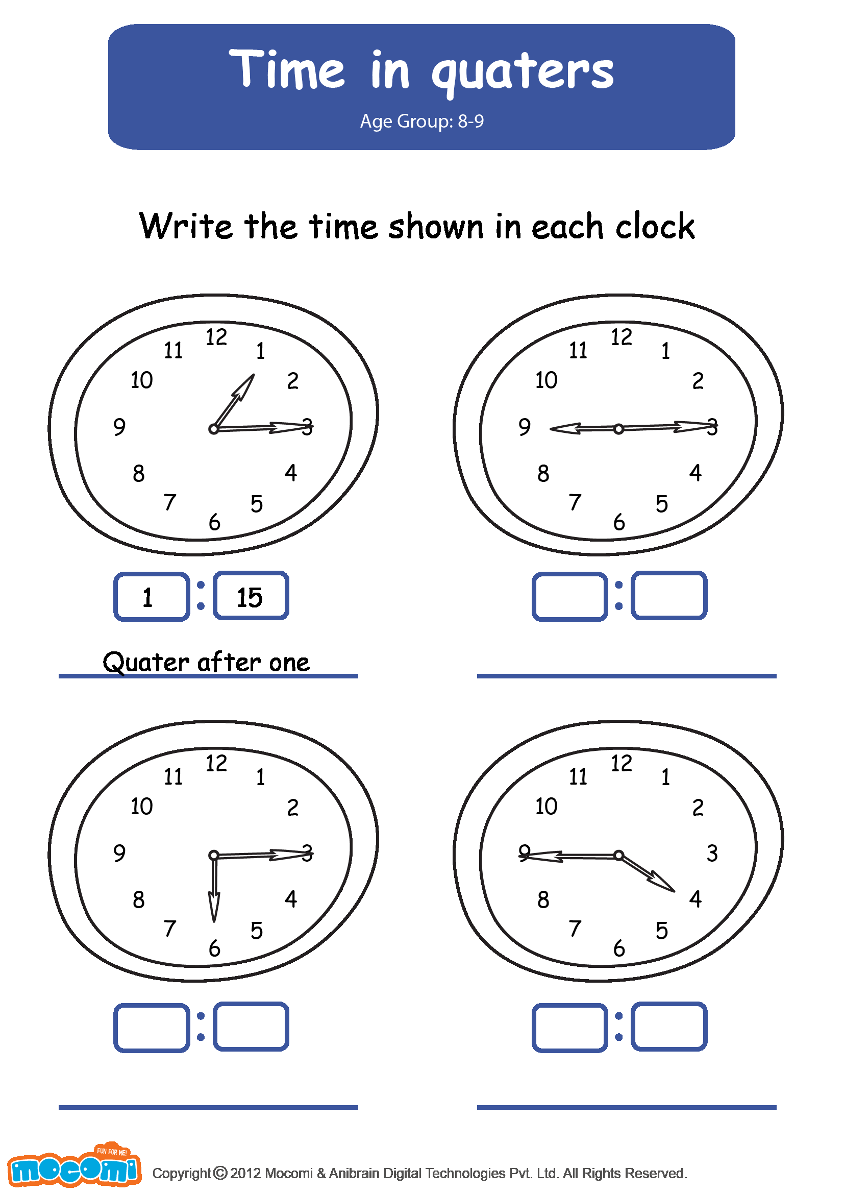 20 Clock Printable For Kids Math Worksheets