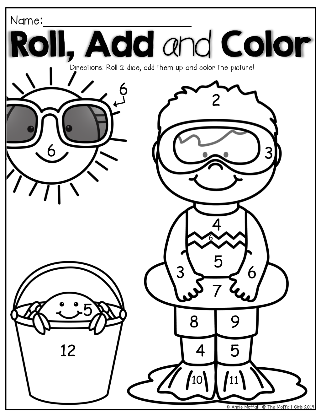 20 Easy Summer Math Worksheets