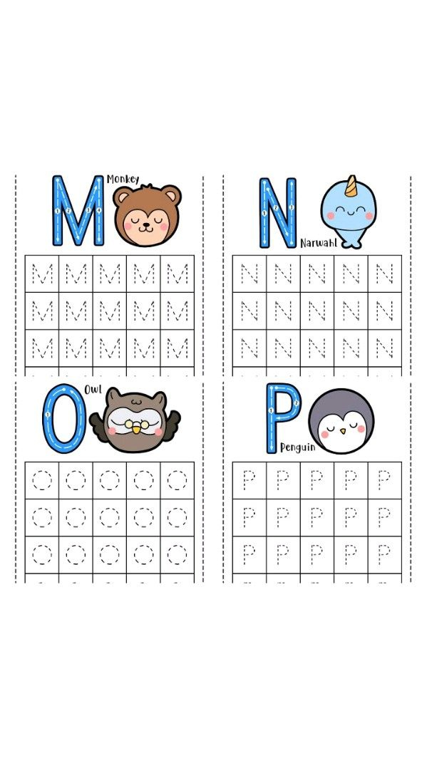 20 English Alphabets Tracing Worksheet