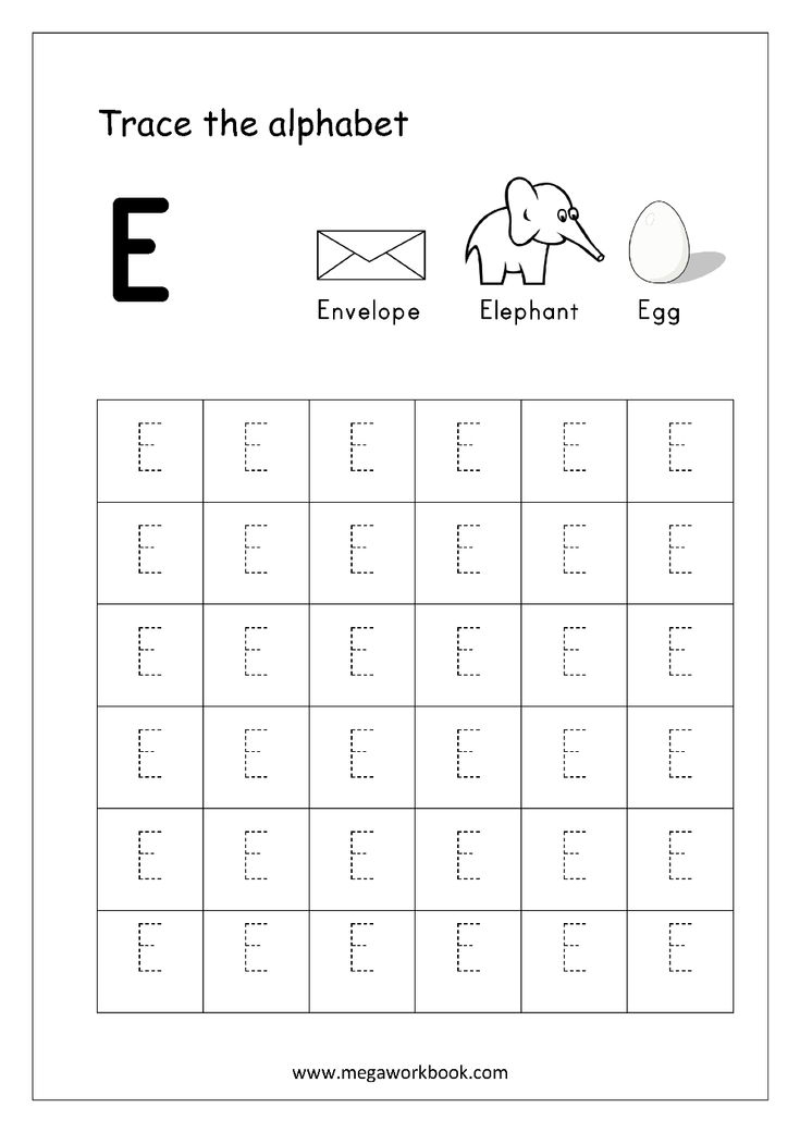 20 English Alphabets Tracing Worksheet