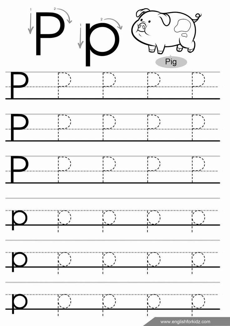 20 English Alphabets Tracing Worksheet