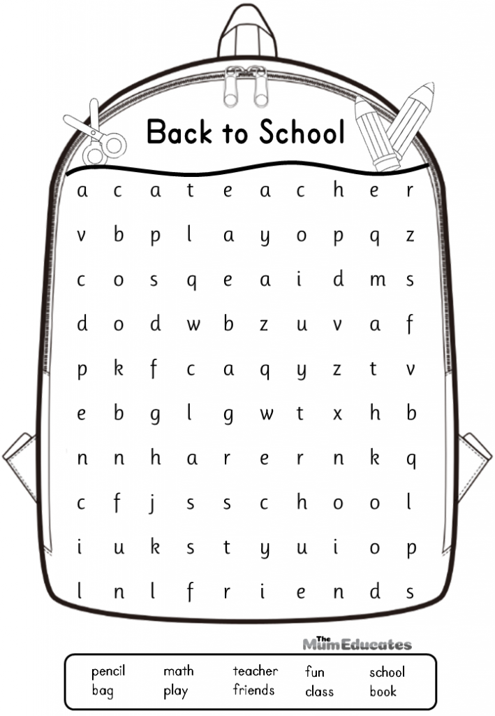 20 First Day Of School Worksheets 1St Grade Free