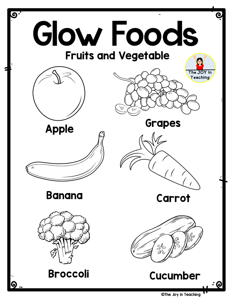 20 Food Worksheets For Kids Tracing