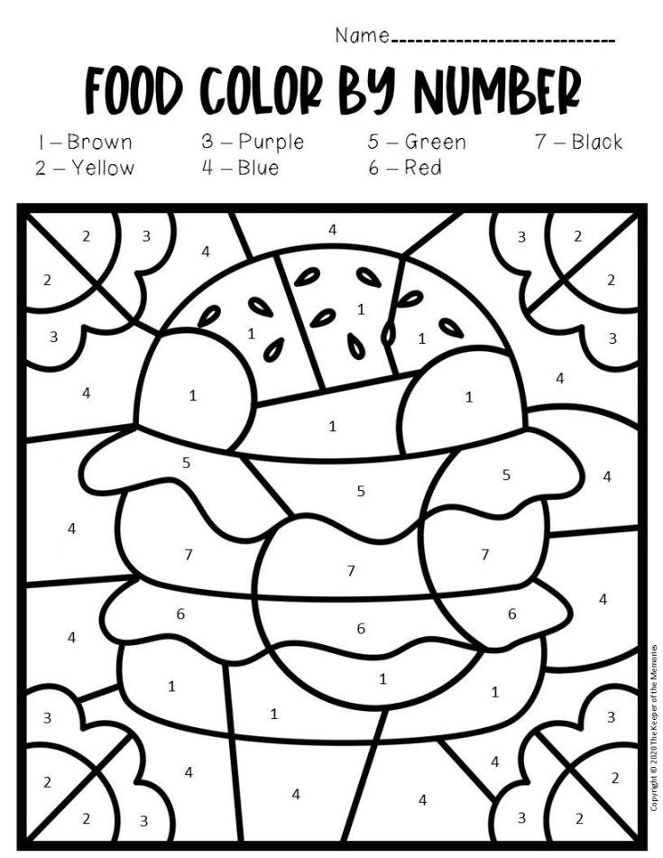 20 Food Worksheets For Kids Tracing