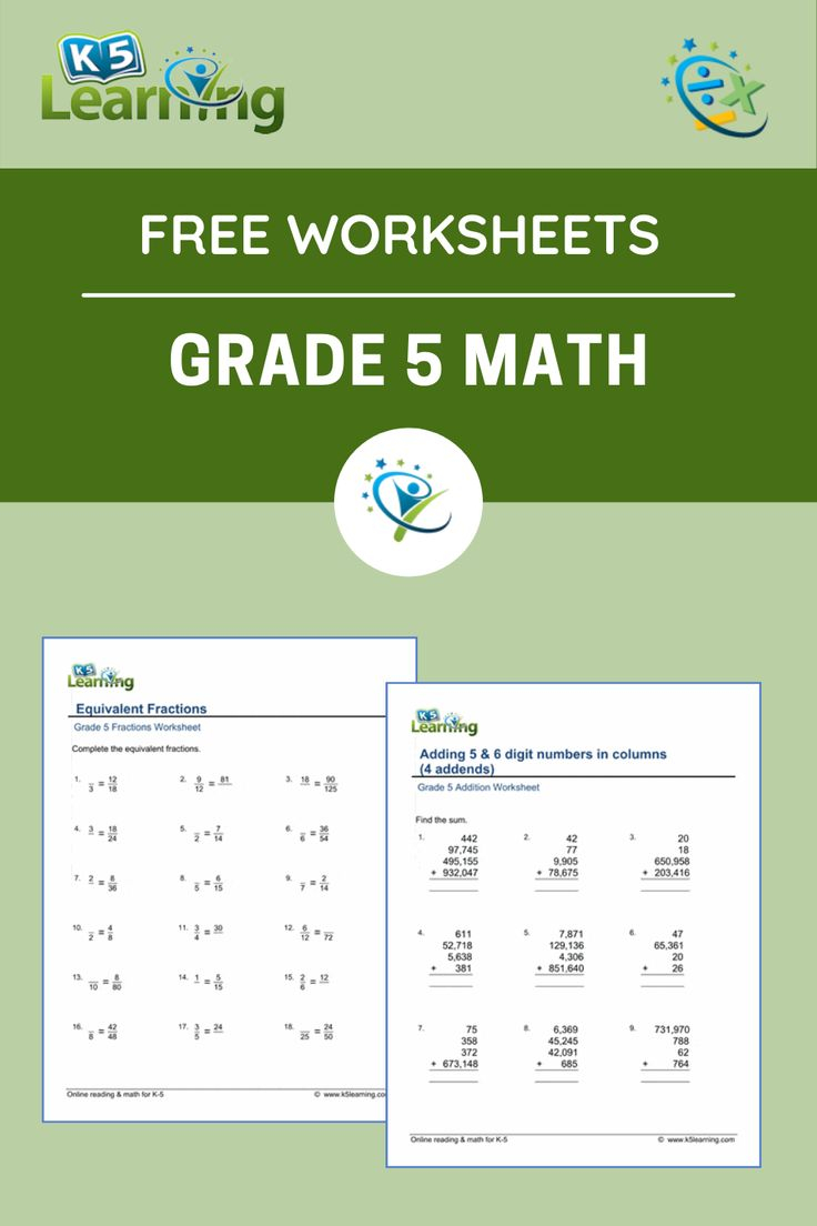 20 Grade 5 Math Worksheets Free Printable Simple