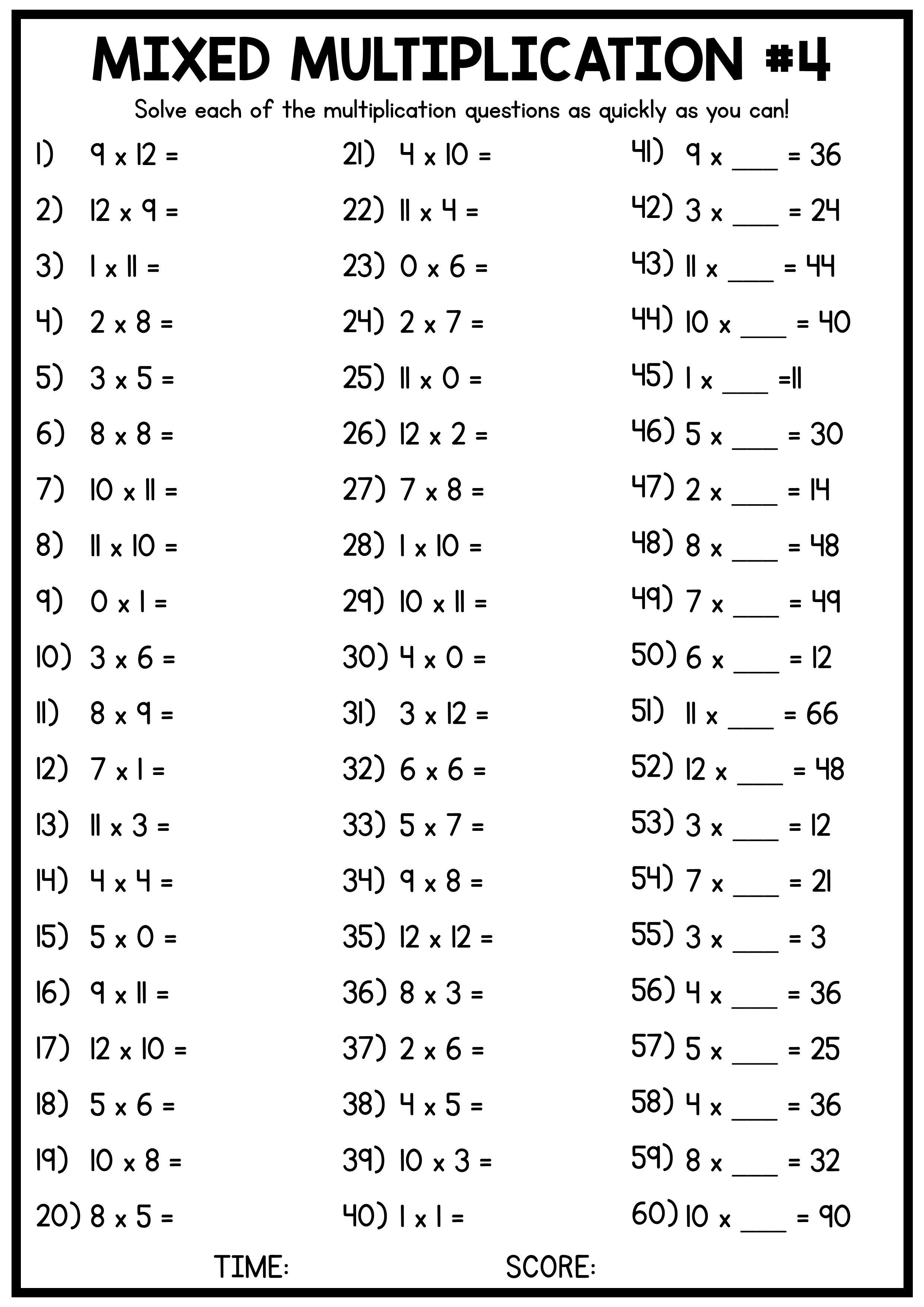 20 Grade 5 Math Worksheets Free Printable Simple