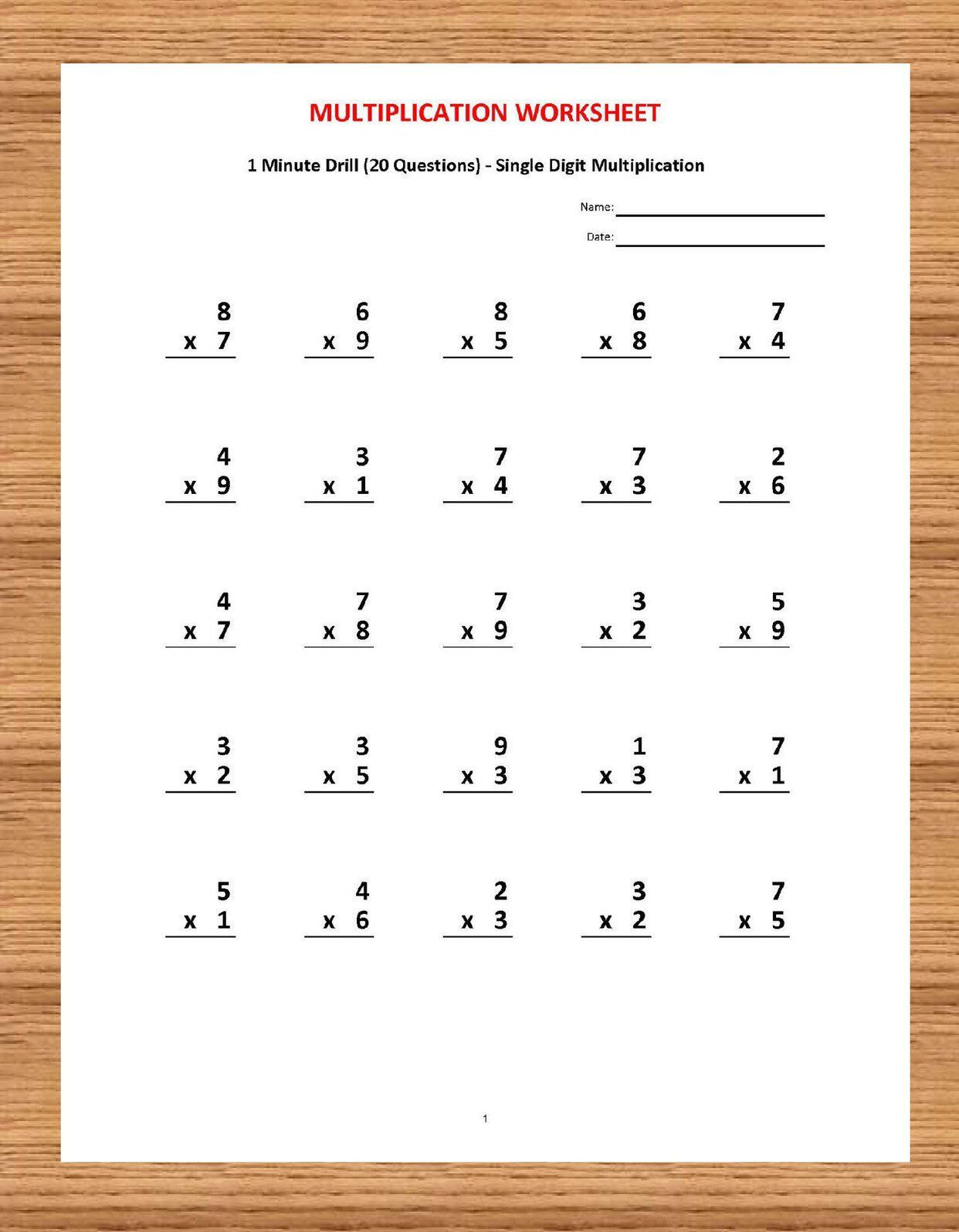 20 Grade 5 Math Worksheets Free Printable Simple