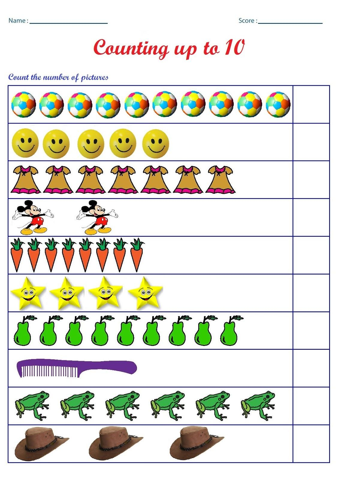 20 Kindergarten Math Lessons Counting