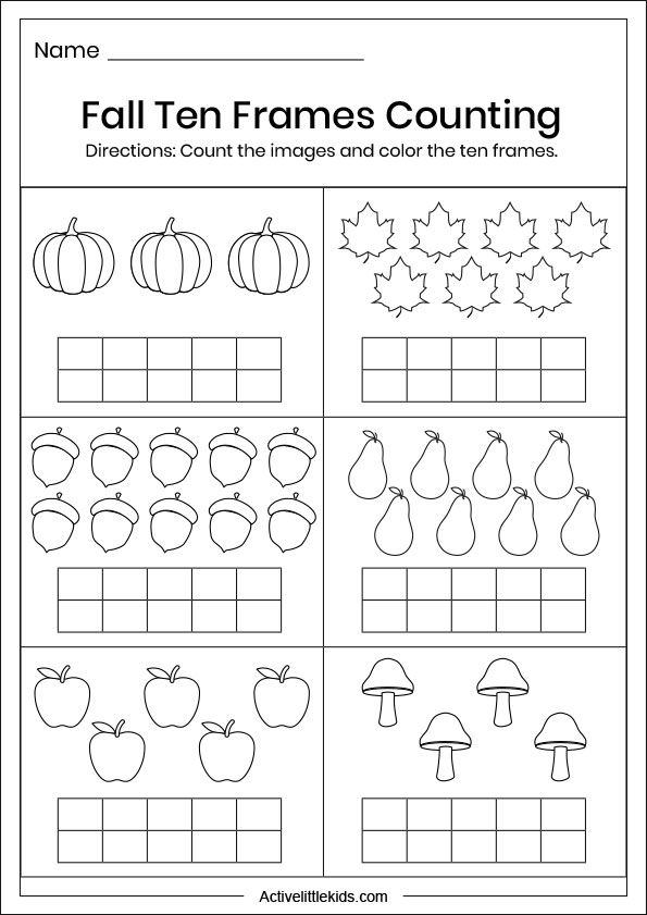 20 Kindergarten Math Lessons Counting