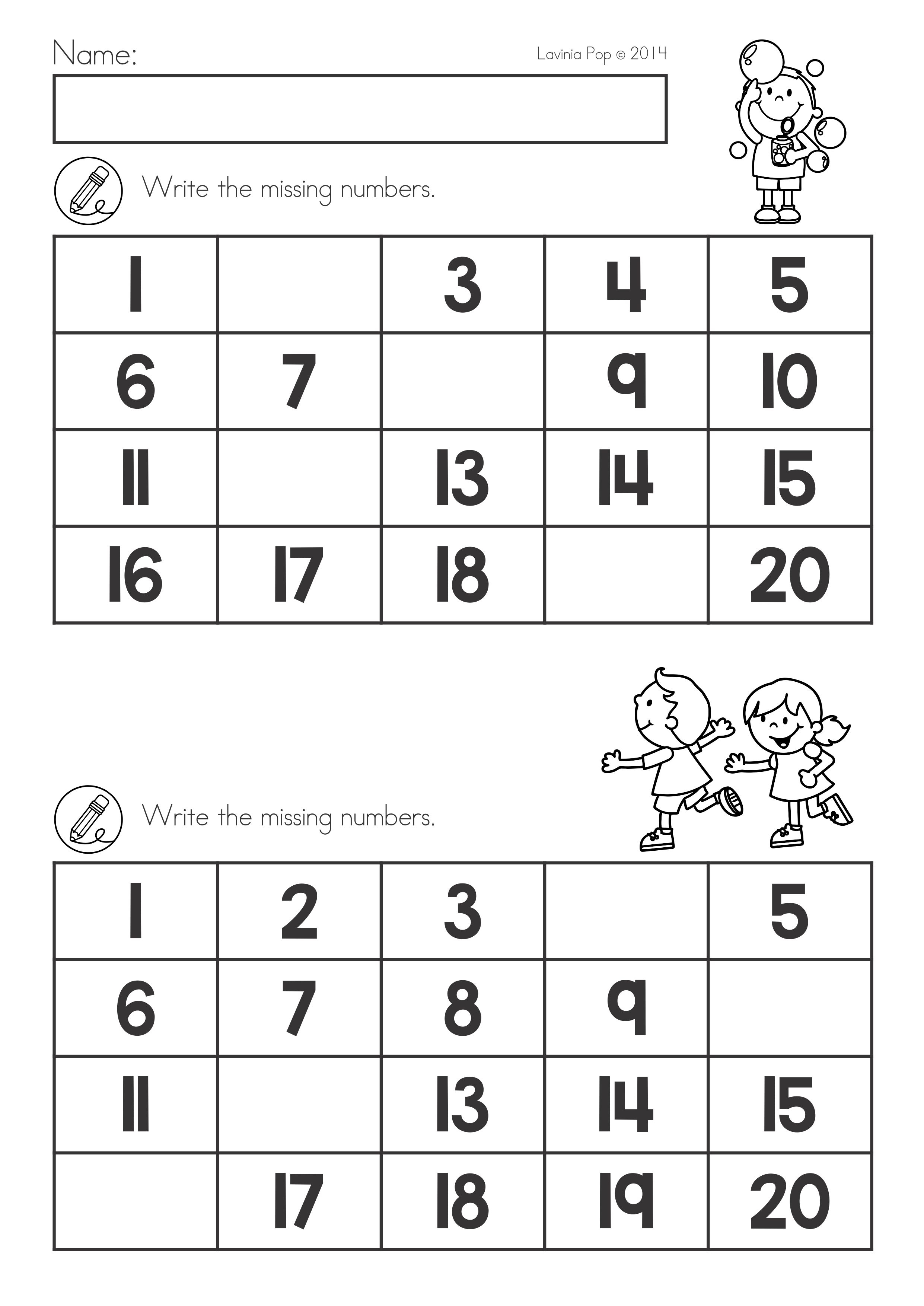 20 Kindergarten Math Review Activities