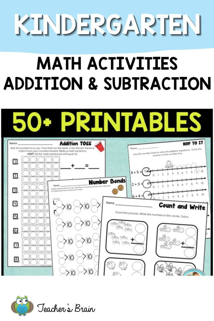 20 Kindergarten Math Review Activities