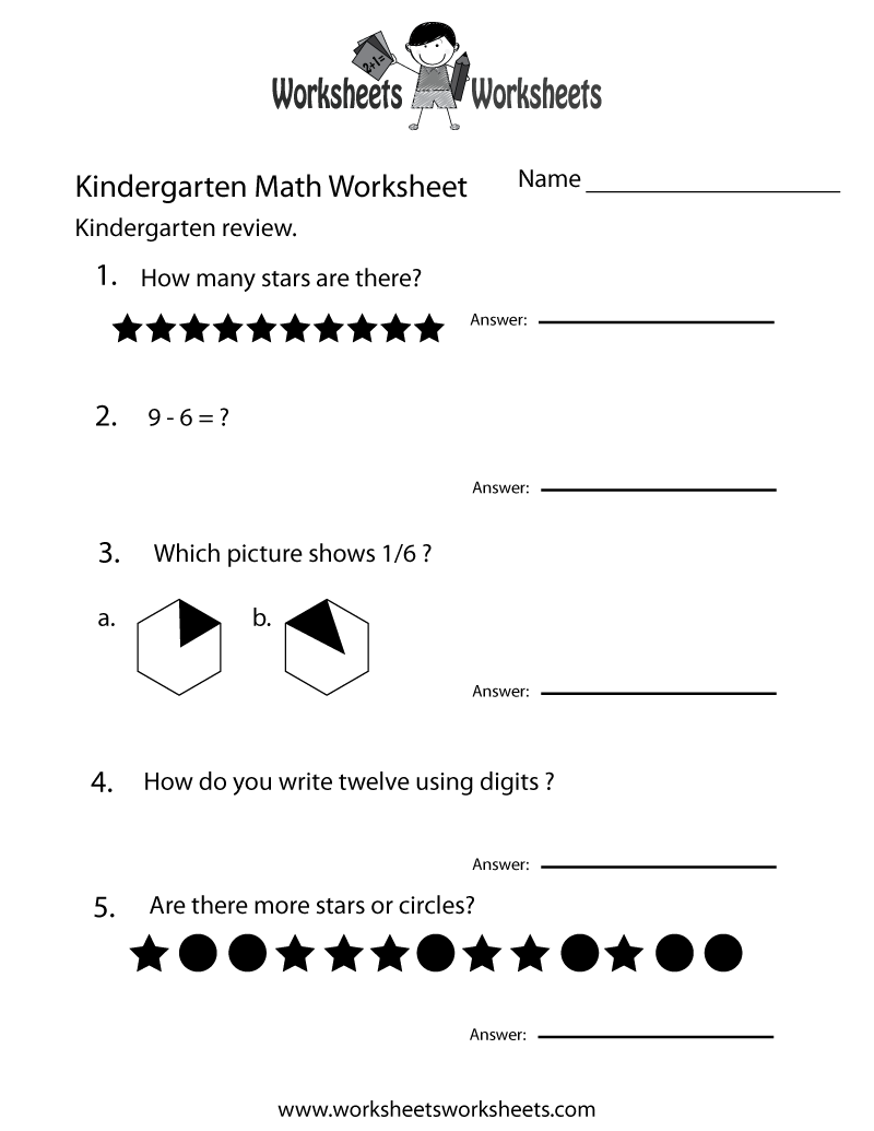 20 Kindergarten Math Review Activities