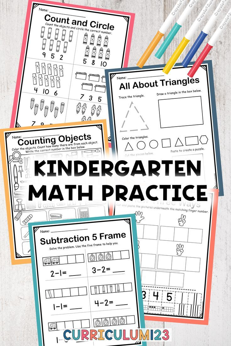 20 Kindergarten Math Review Activities