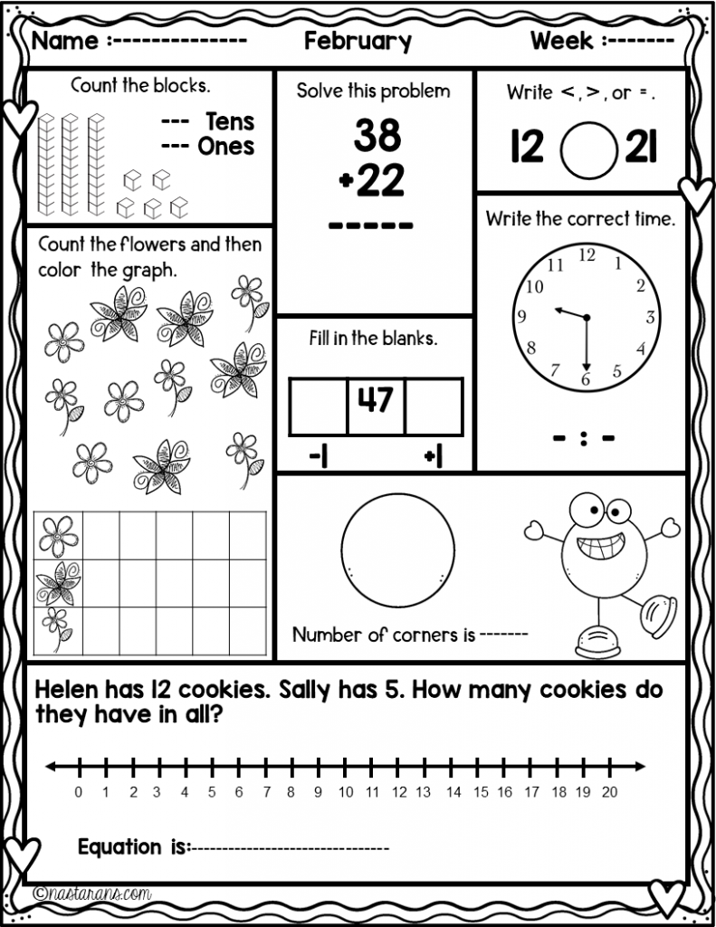 20 Kindergarten Math Review Activities