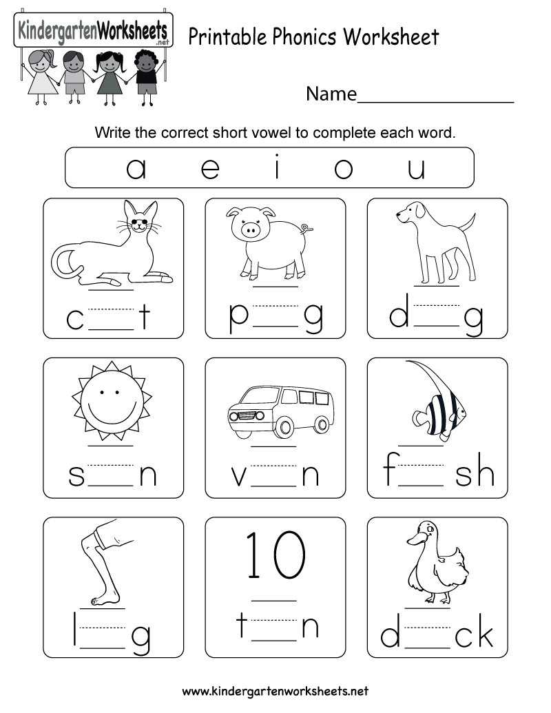 20 Learning Worksheets For Kindergarten