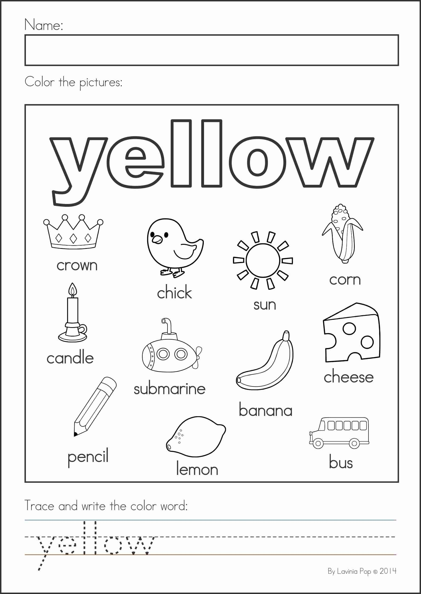 20 Learning Worksheets For Kindergarten