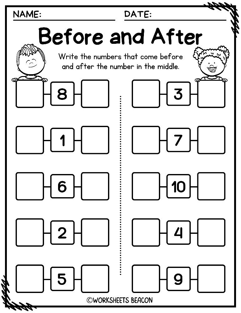 20 Learning Worksheets For Kindergarten