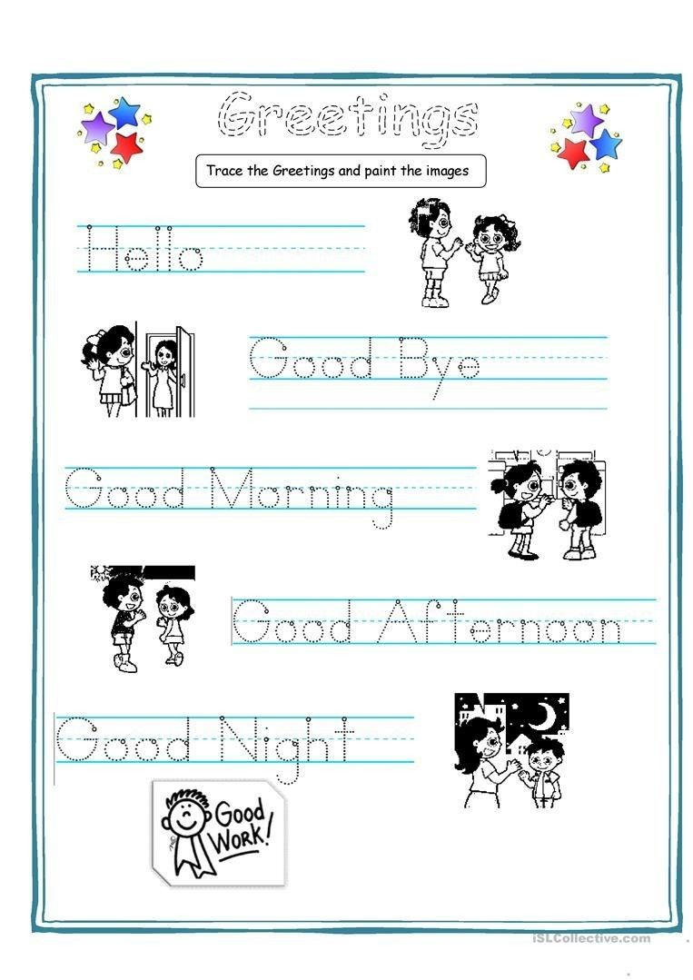 20 Learning Worksheets For Kindergarten