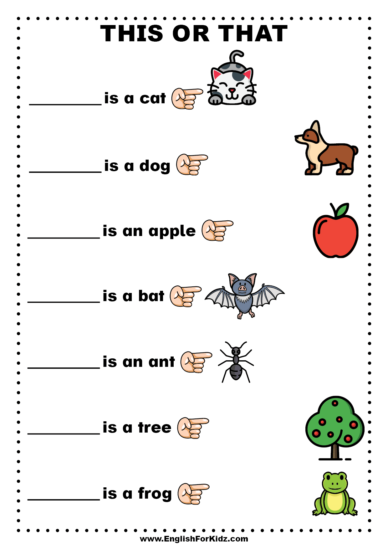 20 Learning Worksheets For Kindergarten