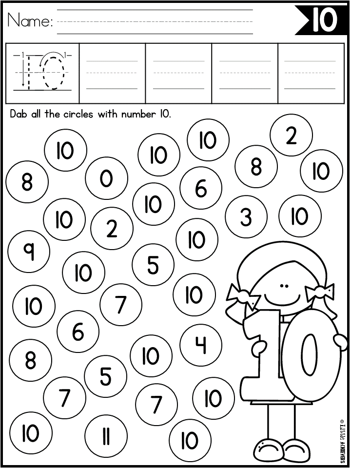 20 Math Activities For Kids Preschool Number Recognition