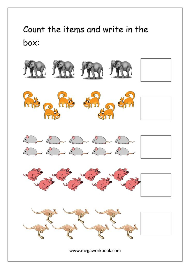 20 Math Worksheets For Counting