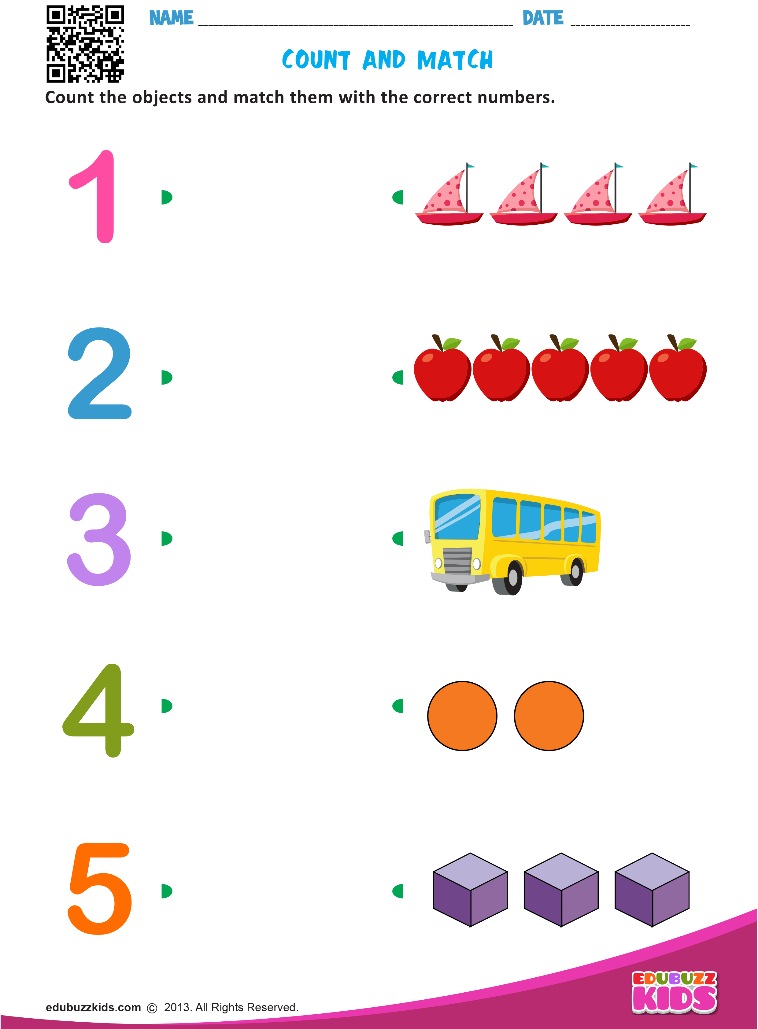 20 Math Worksheets For Counting