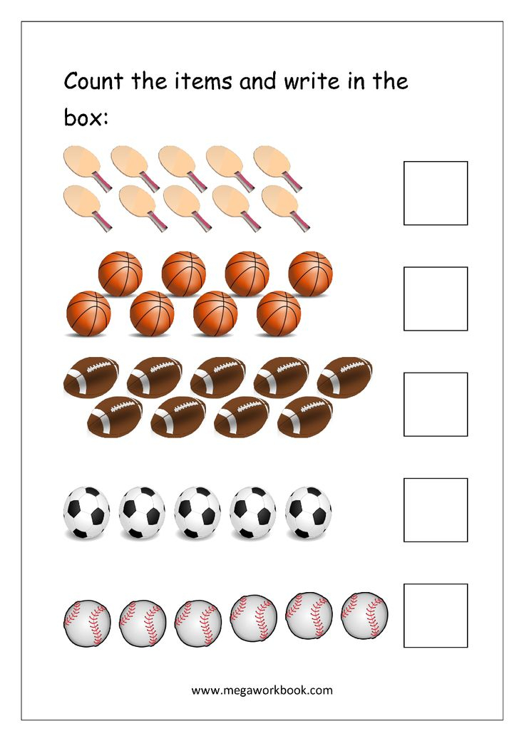 20 Math Worksheets For Counting