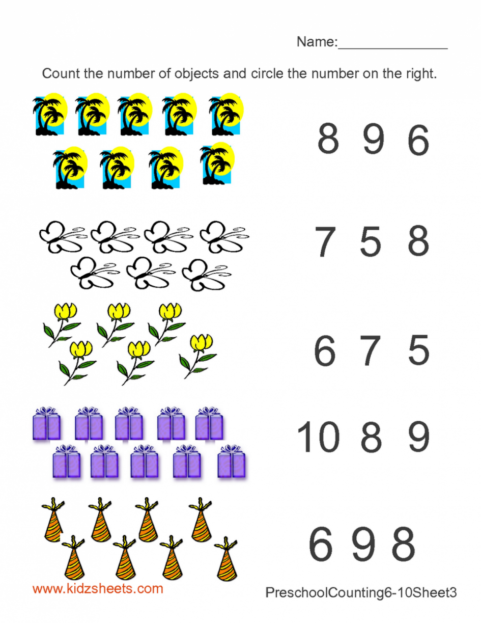 20 Math Worksheets For Counting