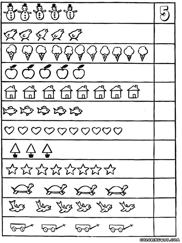 20 Math Worksheets For Counting